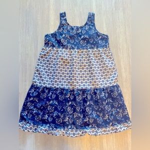 🆕SOYBURY-Size L-Blue & White Paisley Denim Tank Dress